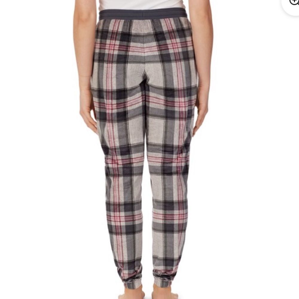 Plaid Velour Sleep Pants - Picture 6 of 7